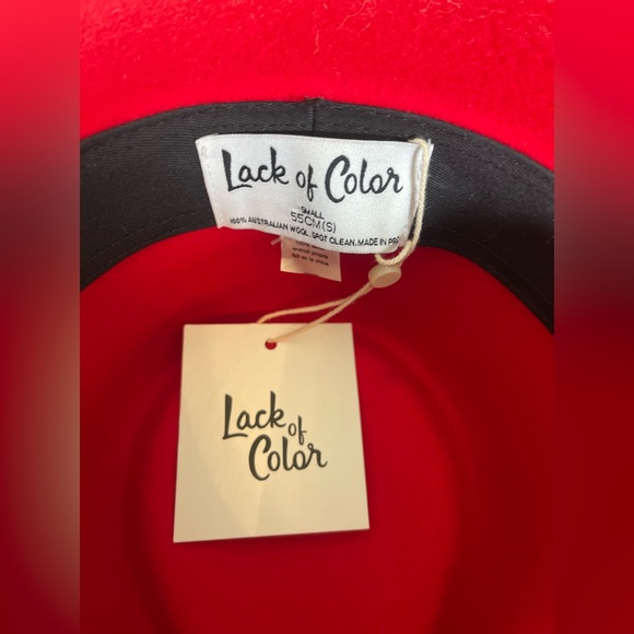 NWT Ruby(Red) Rancher Hat | LACK OF COLOR | Sz:  55CM small